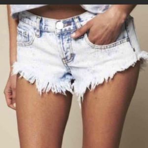 One teaspoon Bonita shorts distressed low waist